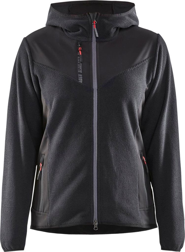 Blakläder Damen Strickjacke 5941 2536 in div. Farben, Farbe:dunkelgrau/schwarz, Größe:XS