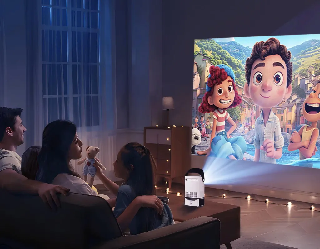Projecteur 4K sans Déformation d'Image avec Correction Trapézoïdale - 4