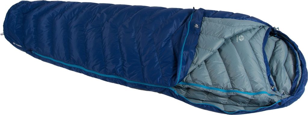SirJoseph Mumienschlafsack Double Attack II 190 2-in-1 4 - Jahreszeiten-Blau
