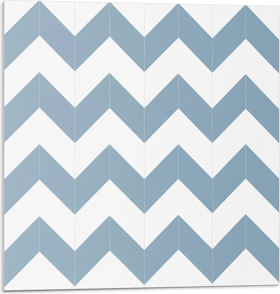 Rivestimento Parete PVC 3D Zig Zag 9pz 30x30cm | Effetto Piastrella