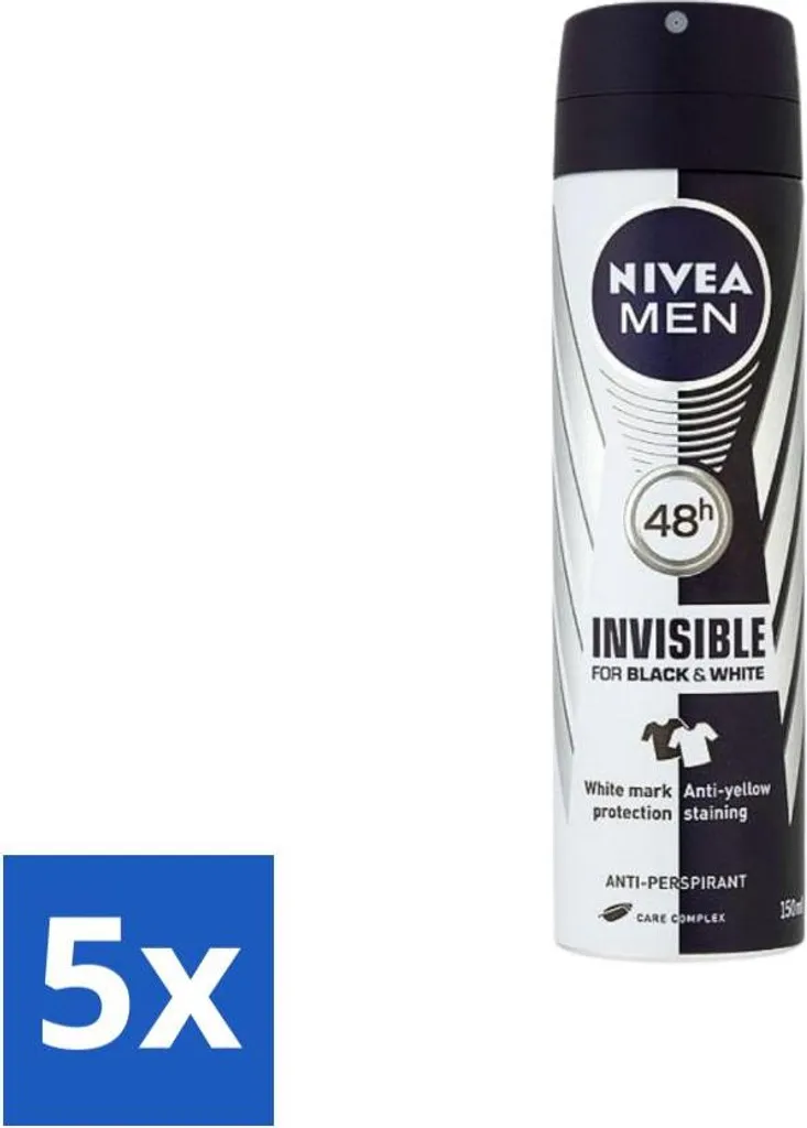 Anti-transpirant Nivea Men Invisible : 48h de Fraîcheur et Zéro Taches XXL