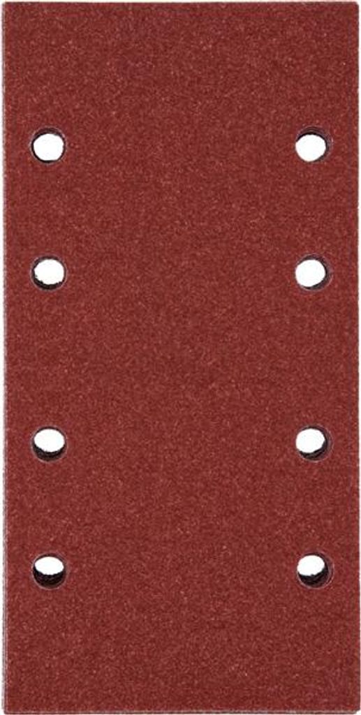 Schleifblatt-Set für Schwingschleifer, 25-teilig, 8 Löcher, 93 x 185 mm, 40-120