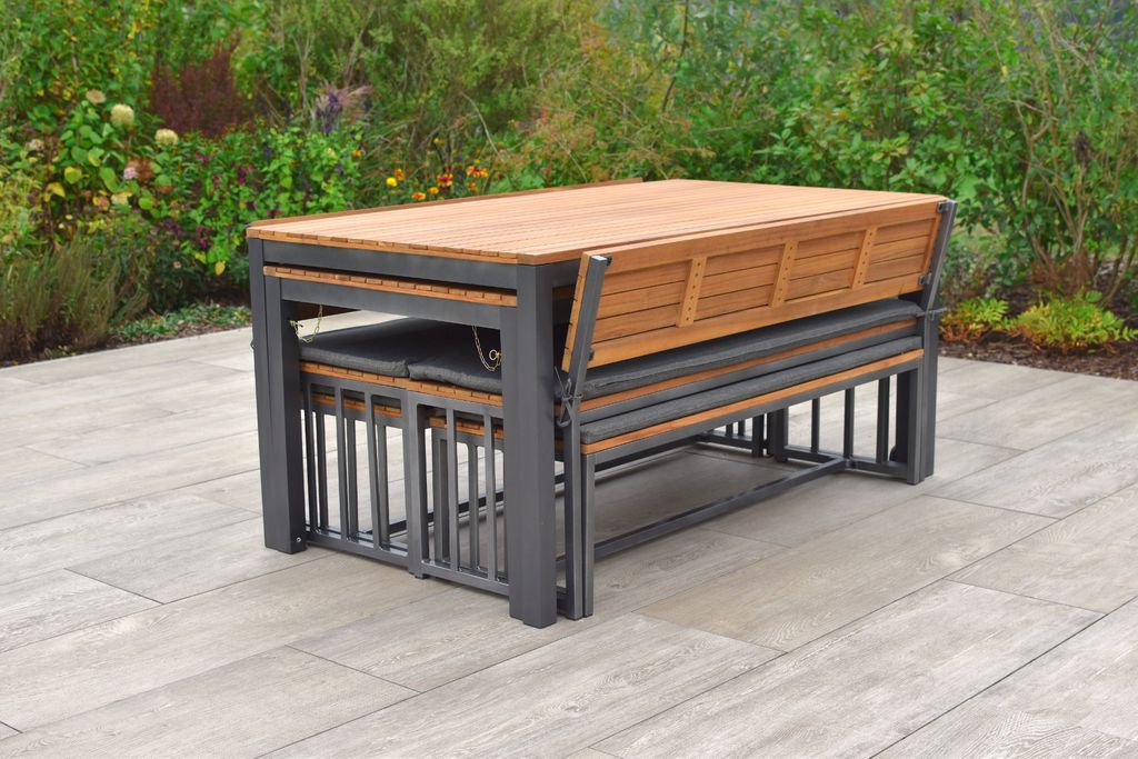 Merxx Gartenmöbelset "Milos" -  Aluminiumgestell und Produktbild 5