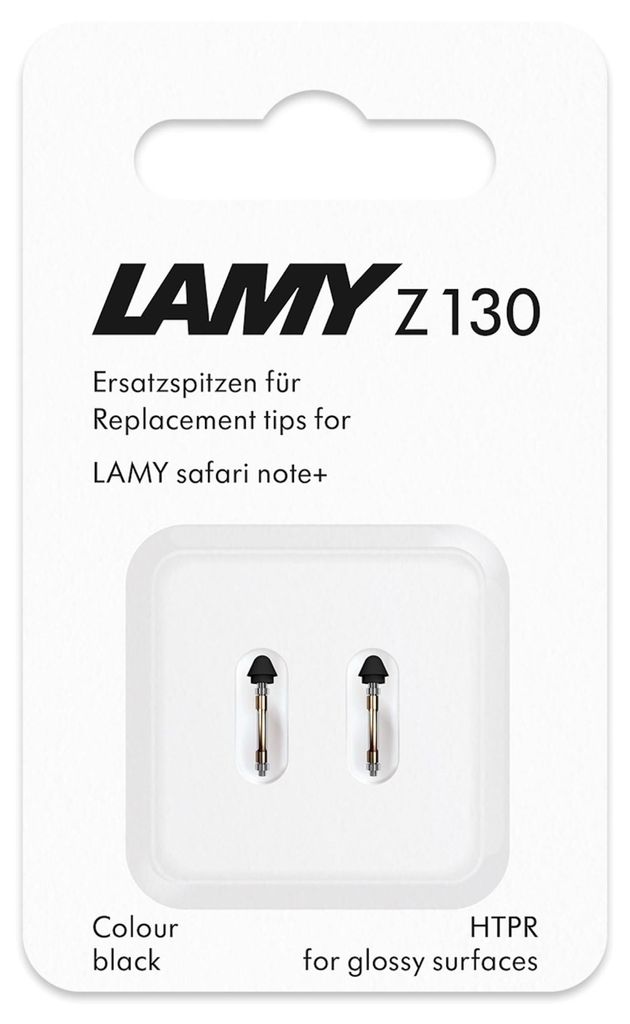 Lamy 1x2 Ersatzspitze Z 130 black, Medium, Farblos, Produktbild 