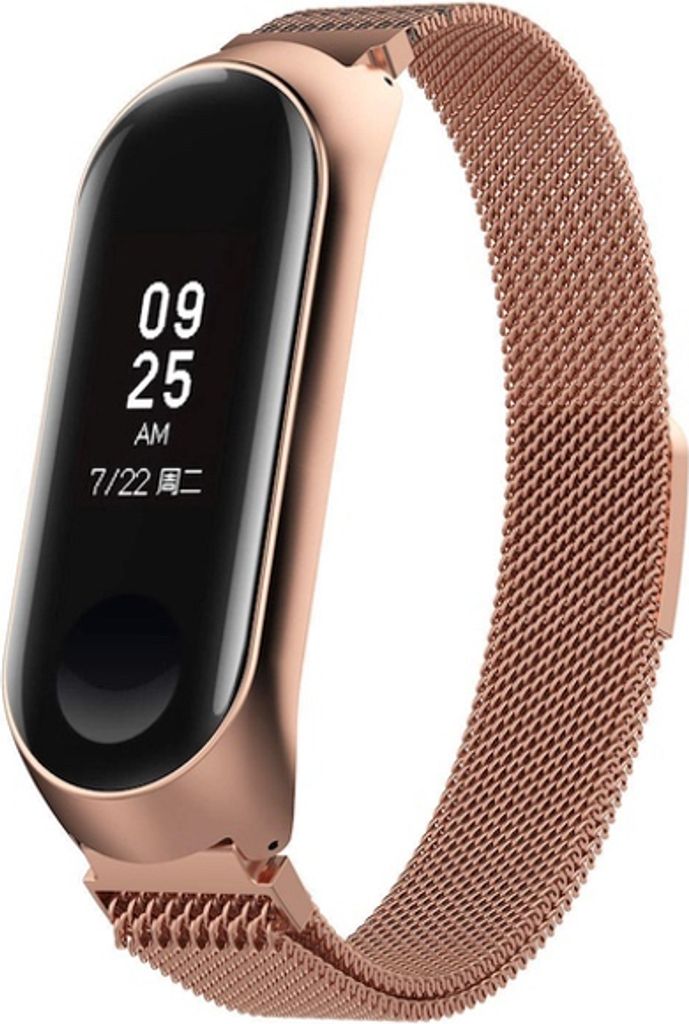 BStrap Milanese (Small) Armband für Xiaomi Mi Band 3/4, Produktbild 