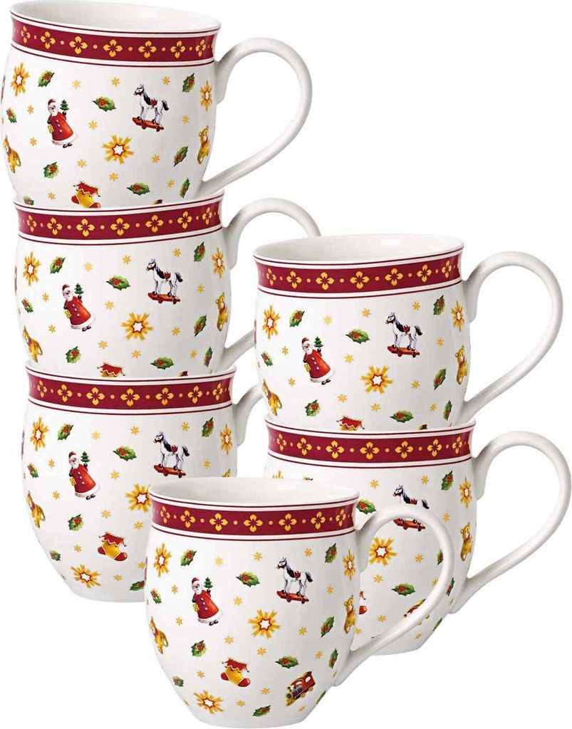 Villeroy & Boch Toy's Delight Becher mit Streumotiv 390 ml 6er Set