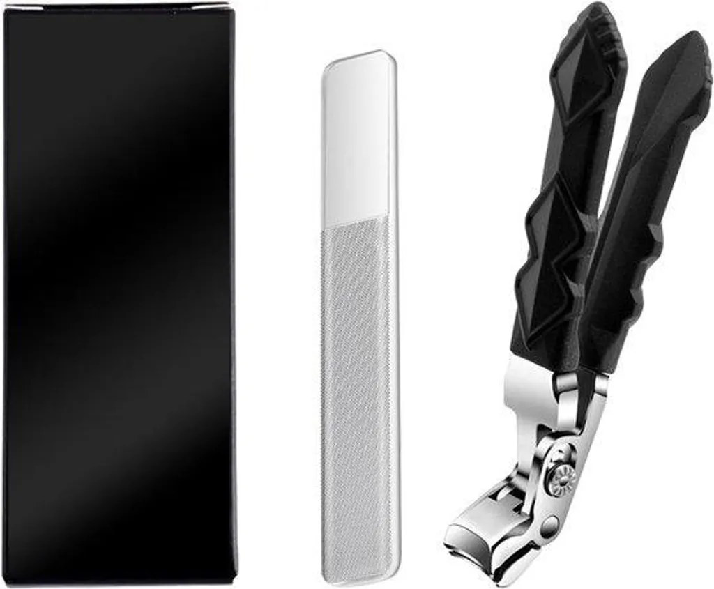 Coupe-ongles à large ouverture de mâchoires en acier inoxydable 1pc