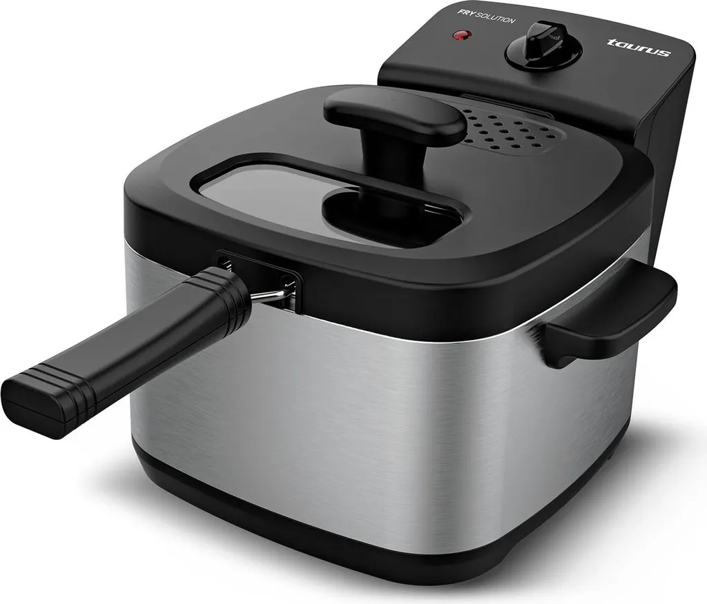 Friteuse Taurus DF1200 1,5 L Anti-Odeur Facile à Nettoyer Format Compact