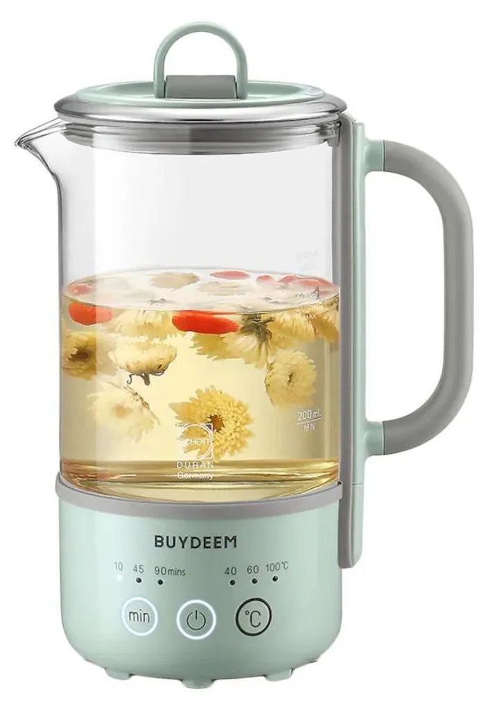 Bouilloire de Bureau BUYDEEM K314 : Format Compact 0.6L Menthe Doux