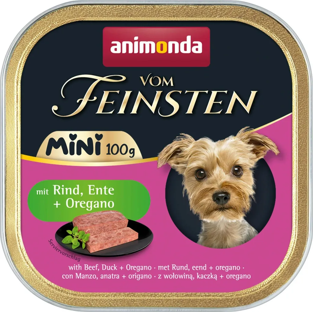 Nourriture Humide Appétente pour Petit Chien Difficile Bœuf 32 x 100g