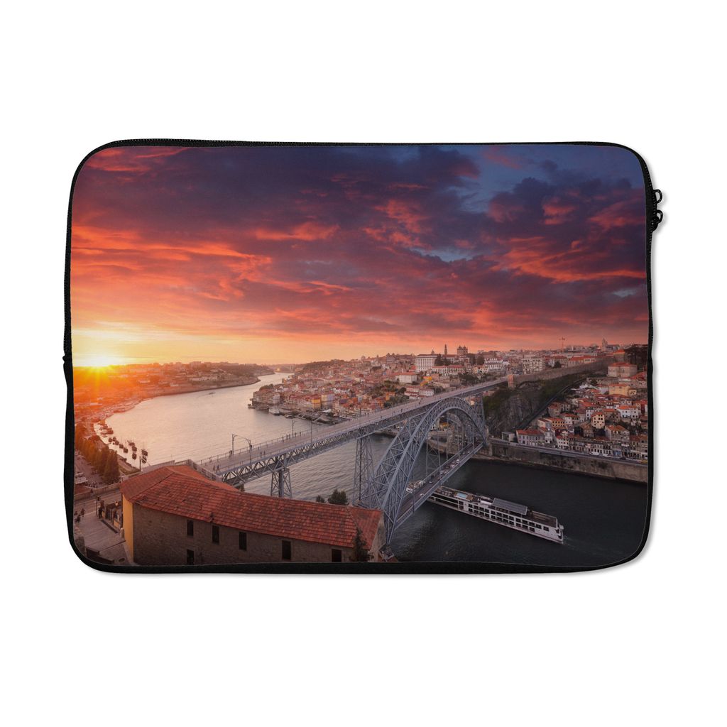 MuchoWow Laptop Hülle 14 ZollPorto Laptoptasche - Laptoptasche - Stoßsicher - Schutzhaube
