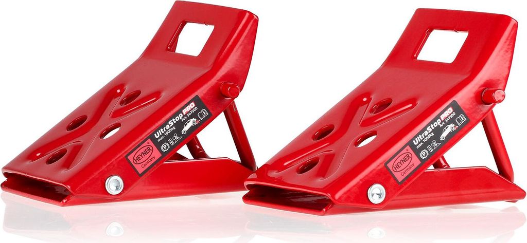 HEYNER® Unterlegkeile Auffahrkeile Metallkeil klappbare Produktbild 