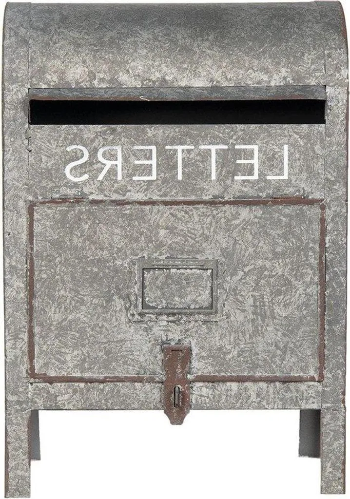 Boîte aux lettres murale étanche grise : finissez-en avec le courrier mouillé