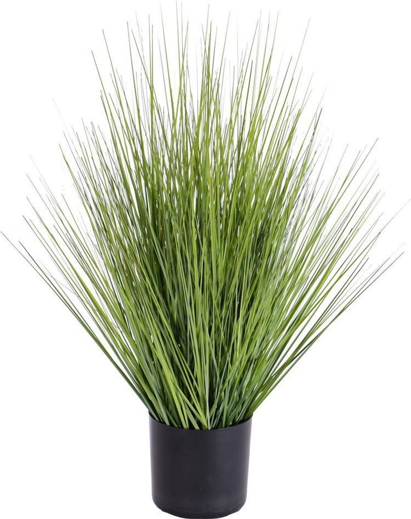 artplants.de Kunstgras Rutenhirse Zayn, grün, 60cm - Künstliches Grasbüschel