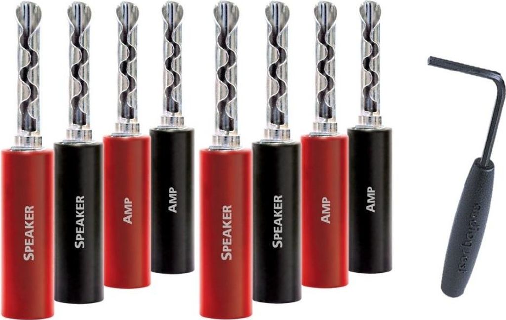 Audioquest SureGrip 100 BFA Wtyk bananowy na kabel repro Zdjęcie produktu 