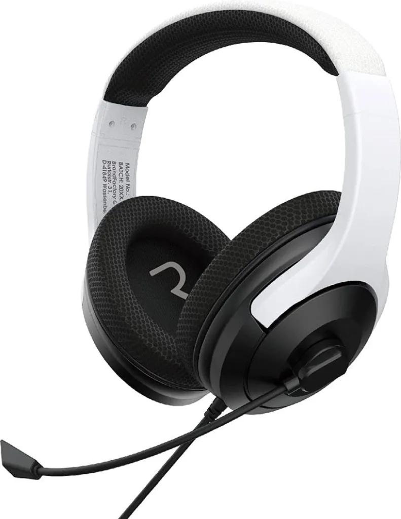 Cuffie Gamer Raptor H300 White: Estetica PS5 e Audio Immersivo