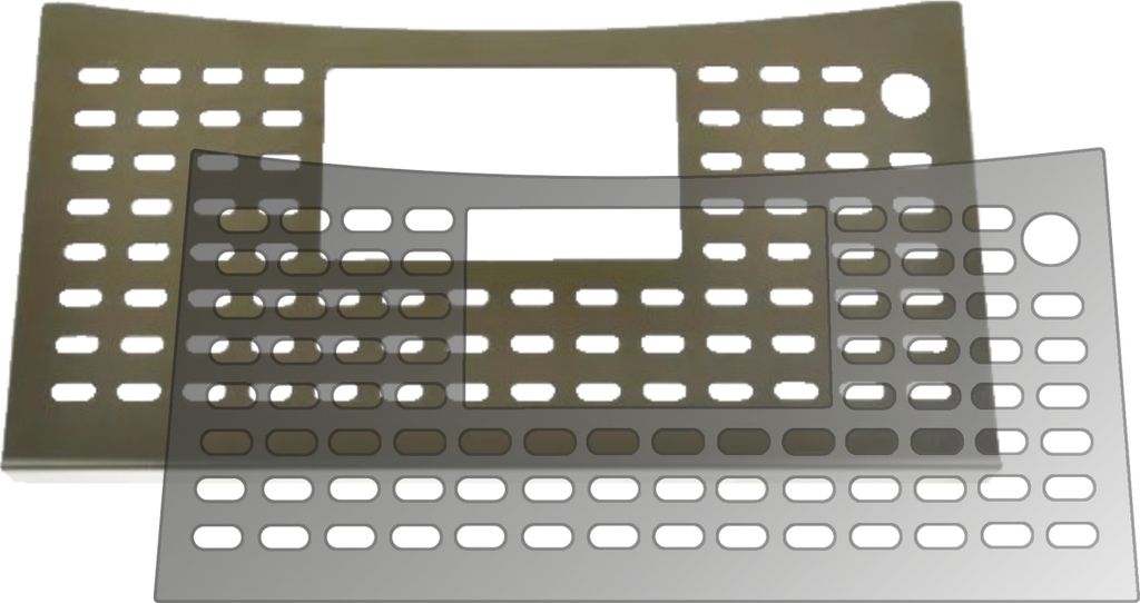 Schutzfolie für NIVONA NICR 841 Tropfblech mit Sichtschutz Blickschutz Folie