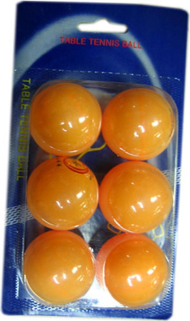 60 (10x 6) Tischtennisbälle / Farbe: gelb