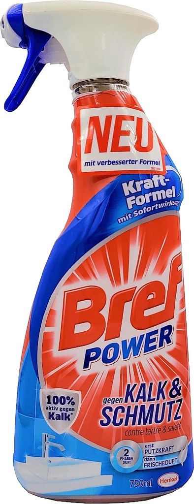 Bref Badreiniger Bref POWER, Spray, 750 ml, entfernt Produktbild 