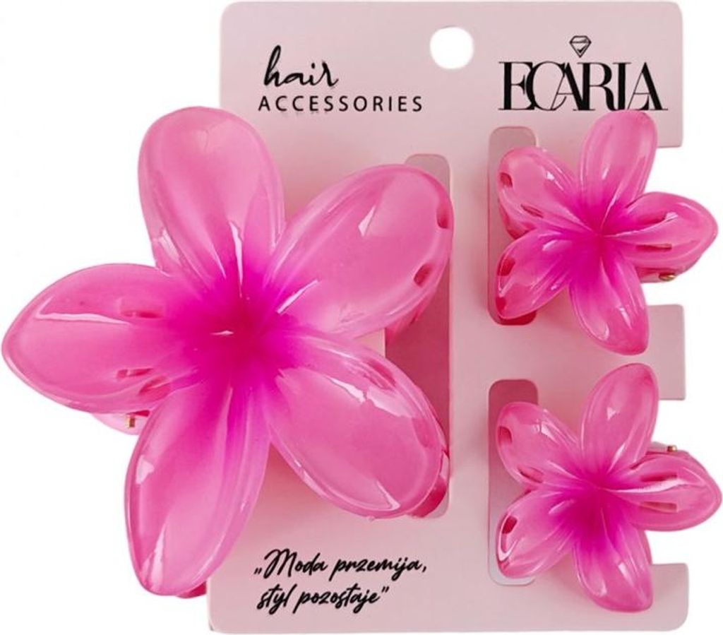 Carla Set Haarspangen Hmiidda rosa One size