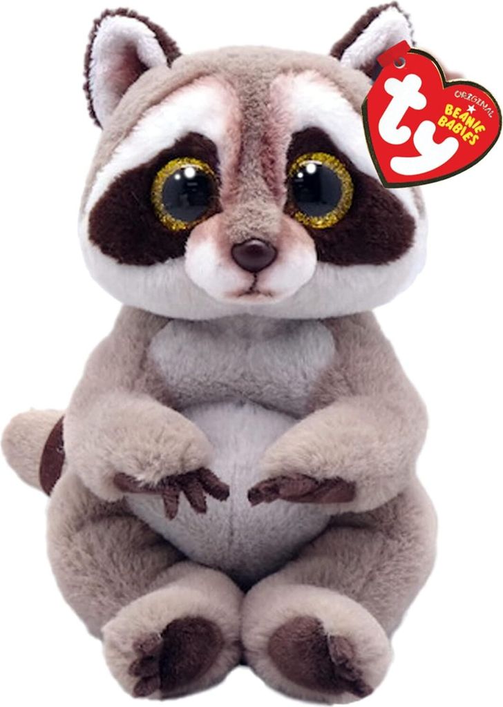 TY Beanie Bellies, Petey, Waschbär, ca 15 cm Produktbild 