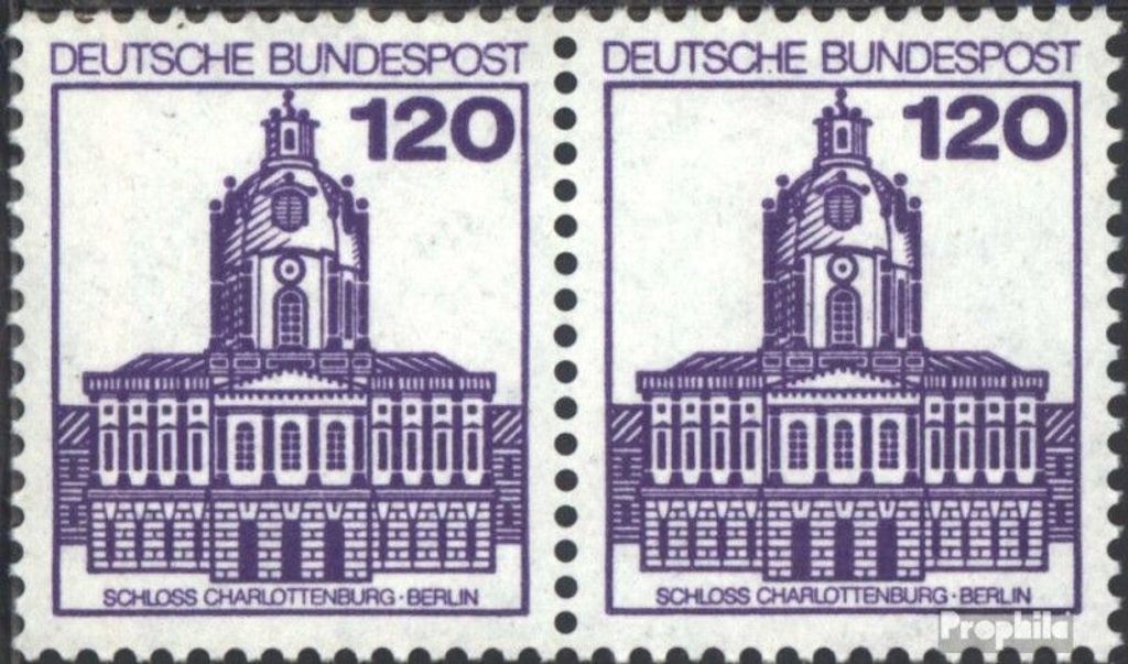 Briefmarken BRD (BR.Deutschland) 1982 Mi 1141A waagerechtes Paar postfrisch Burgen und Schlösser