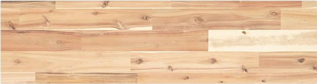 vidaXL Schweberegal 100x20x2 cm Massivholz Akazie Unbehandelt