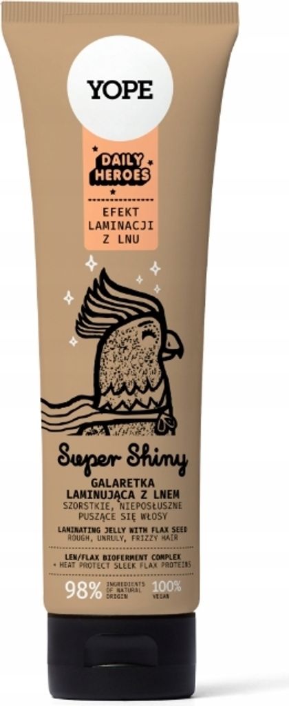 Yope Super Shiny Galaretka laminująca z lnem 98%, 140 ml