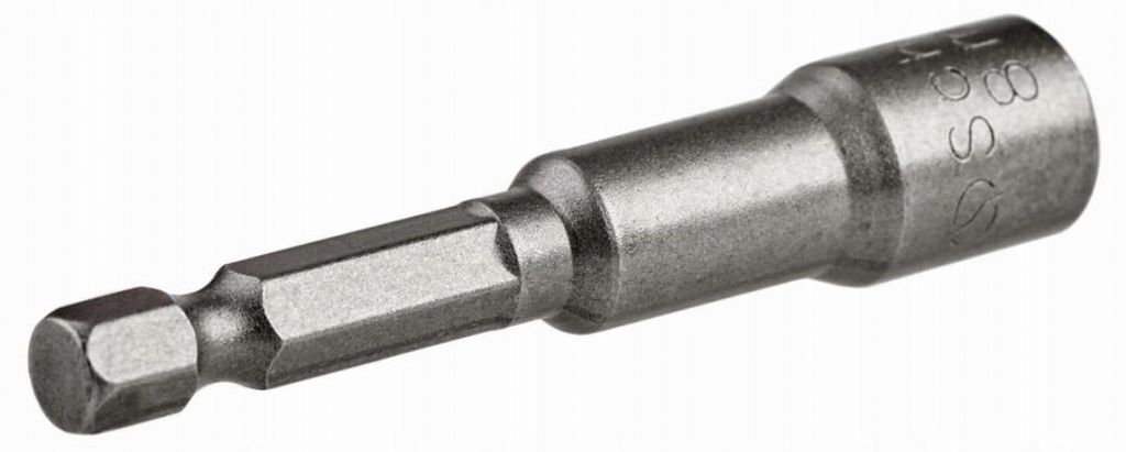 Magnet Steckschlüssel Bit 10mm Nuss 10 mm SW10 1er Pack Schmith Profi Schlagschrauber Zubehör für Akkuschrauber Bohrmaschine Magnetisch Schlagfe...