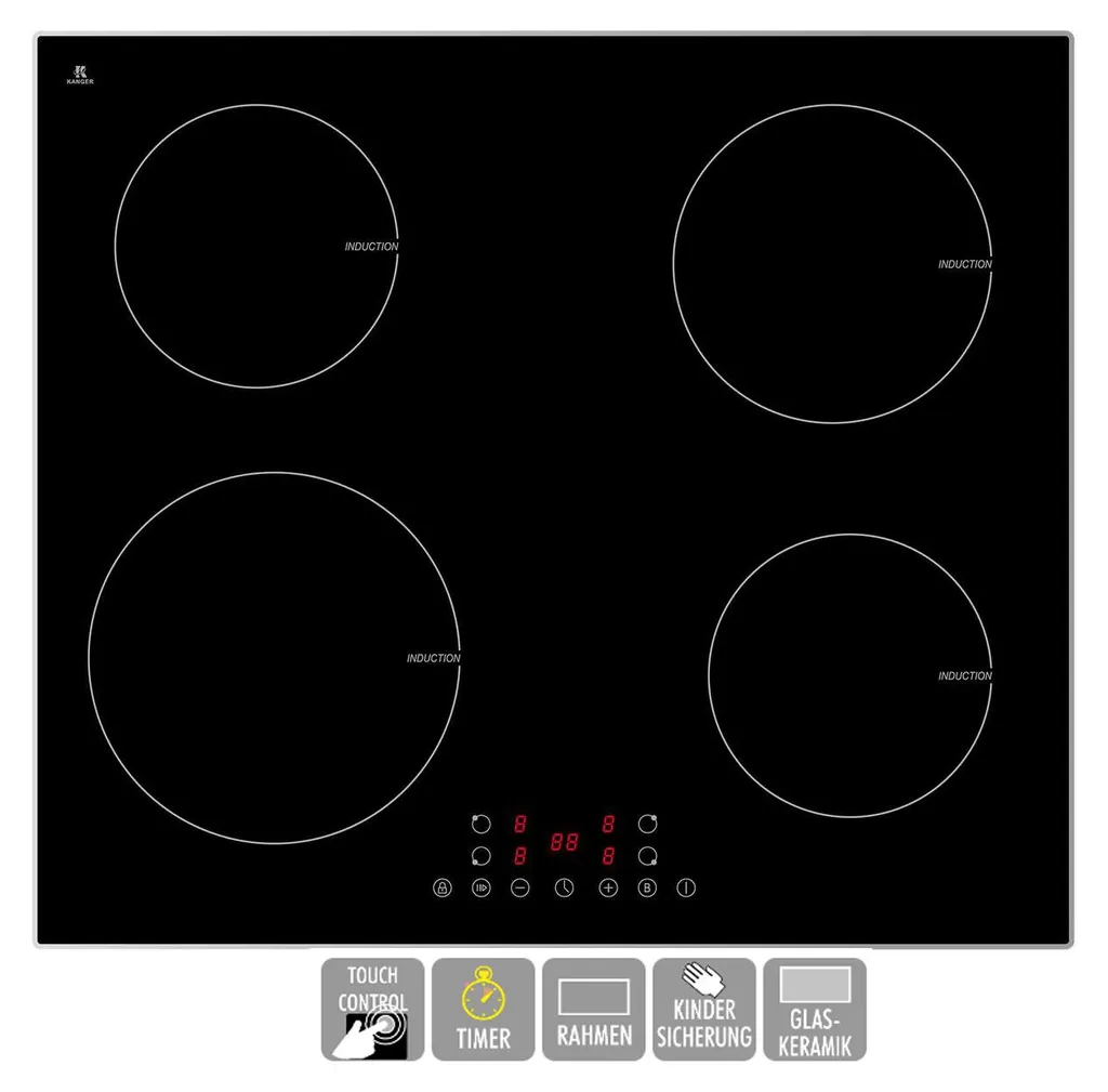 Table induction PKM IN4B-3 G Touch Control avec réglage de précision - 5