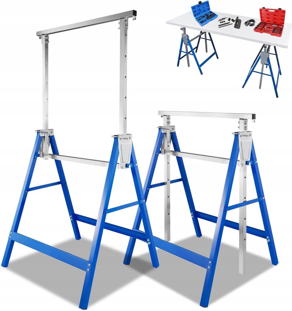 GEKO | Unterstellbock, Arbeitsbock, Sägebock, 2tlg, Klappbock