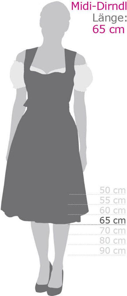 Dirndl Midi Tessa in Taupe von Nübler Größe | Kaufland.de