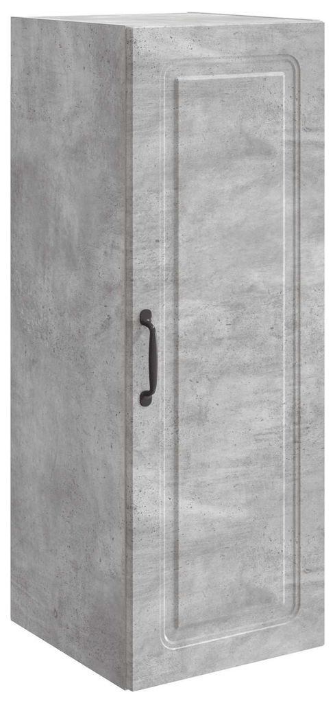 vidaXL Wandschrank Betongrau 33 x 34,5 x 90 cm Holzwerkstoff