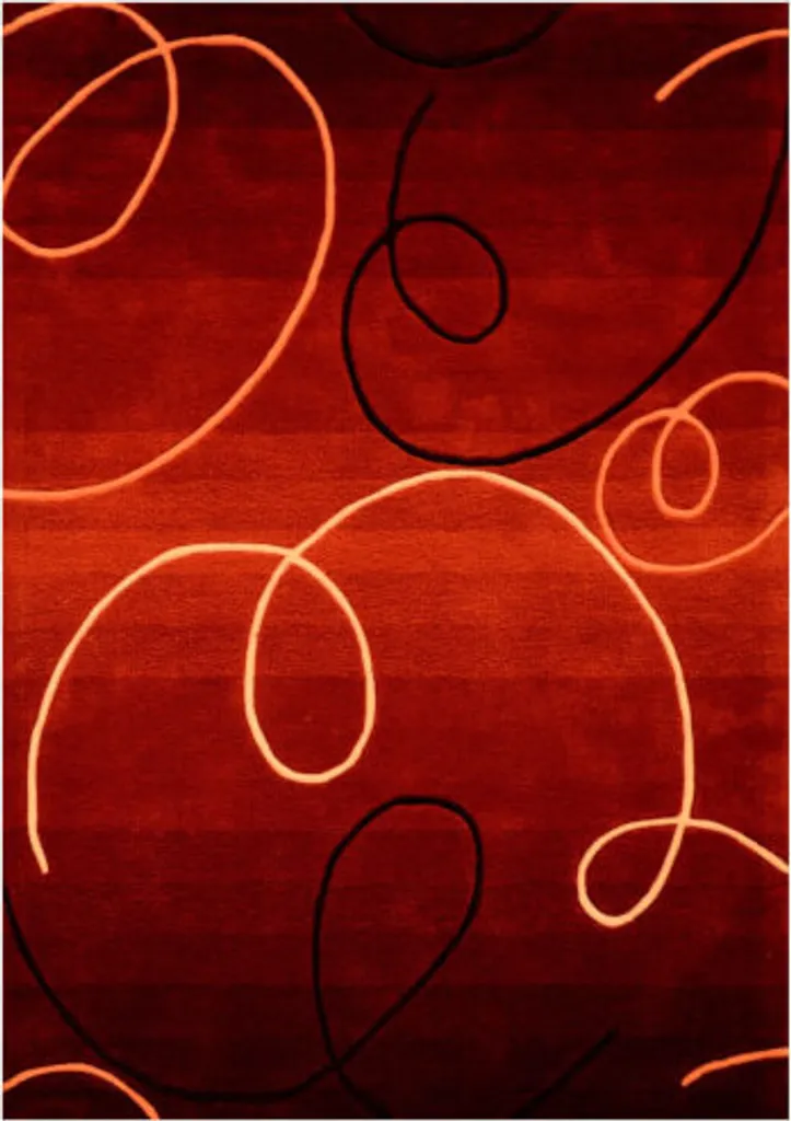 Tapis Pluto 1029-04 rouge 170x240 cm : réchauffez votre sol froid