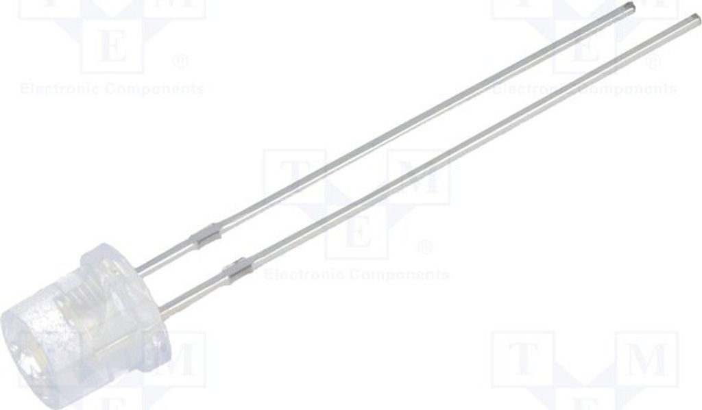 2x LED 2,9÷3,6V 2180÷3000mcd 20mA 5mm 140° kaltweiß OSW5DK57E1A LED Dioden THT 5mm
