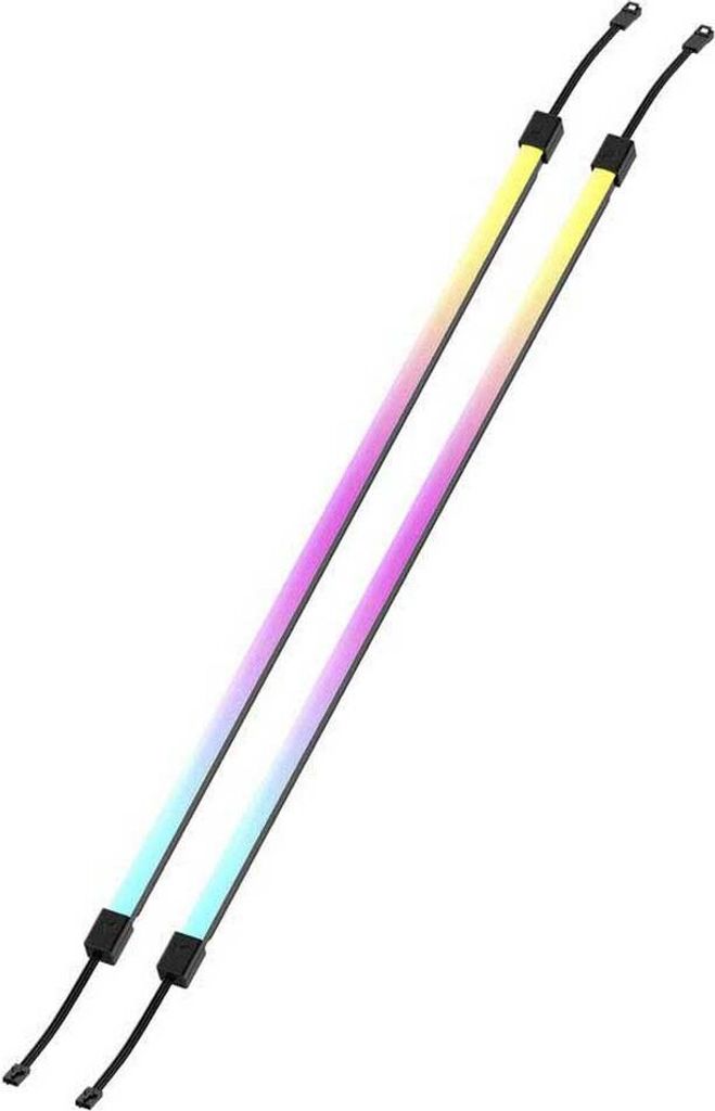 CORSAIR LS350 Aurora Strips de RGB Light 350mm - 2X Strips de LED RGB Magnetic Diffuse - +5V ARGB Head oder Controller CORSAIR iCUE - Cable ARGB to...