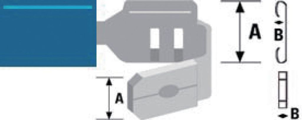 Valueline ST-191 Kabelschuh blau