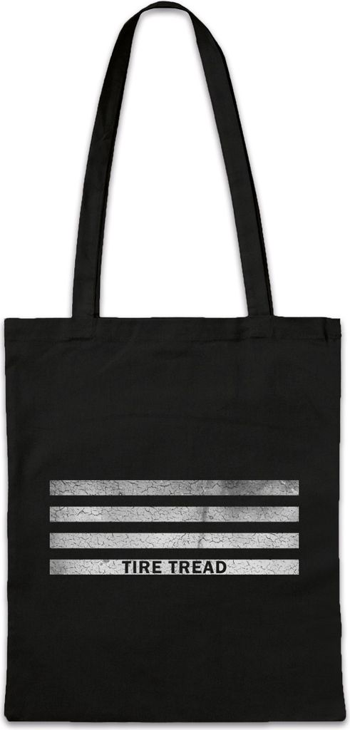 Urban Backwoods Tire Tread Bars, Stofftasche, Farbe: Schwarz