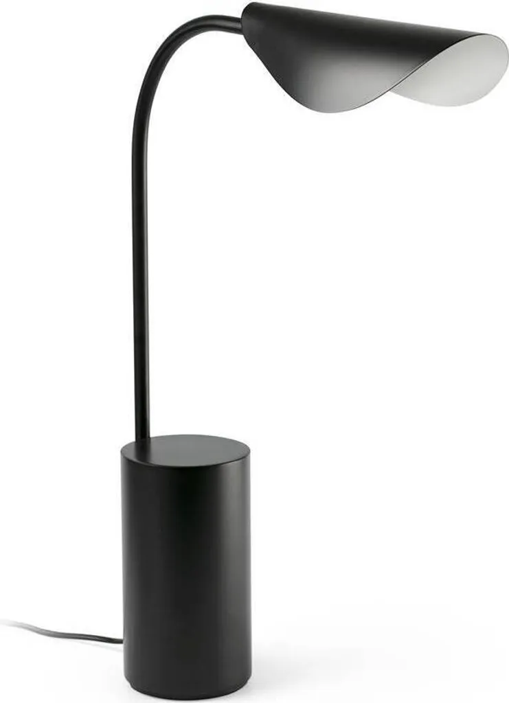 Lampe de lecture noire LIGGERA 20076 - Idéale pour bureau et salon chic