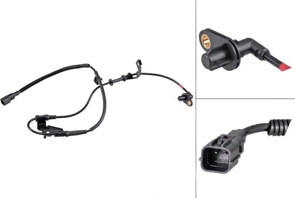 Sensor Raddrehzahl aktiver Sensor 1.000 mm Kabel A.B.S. für u.a. HYUNDAI i20