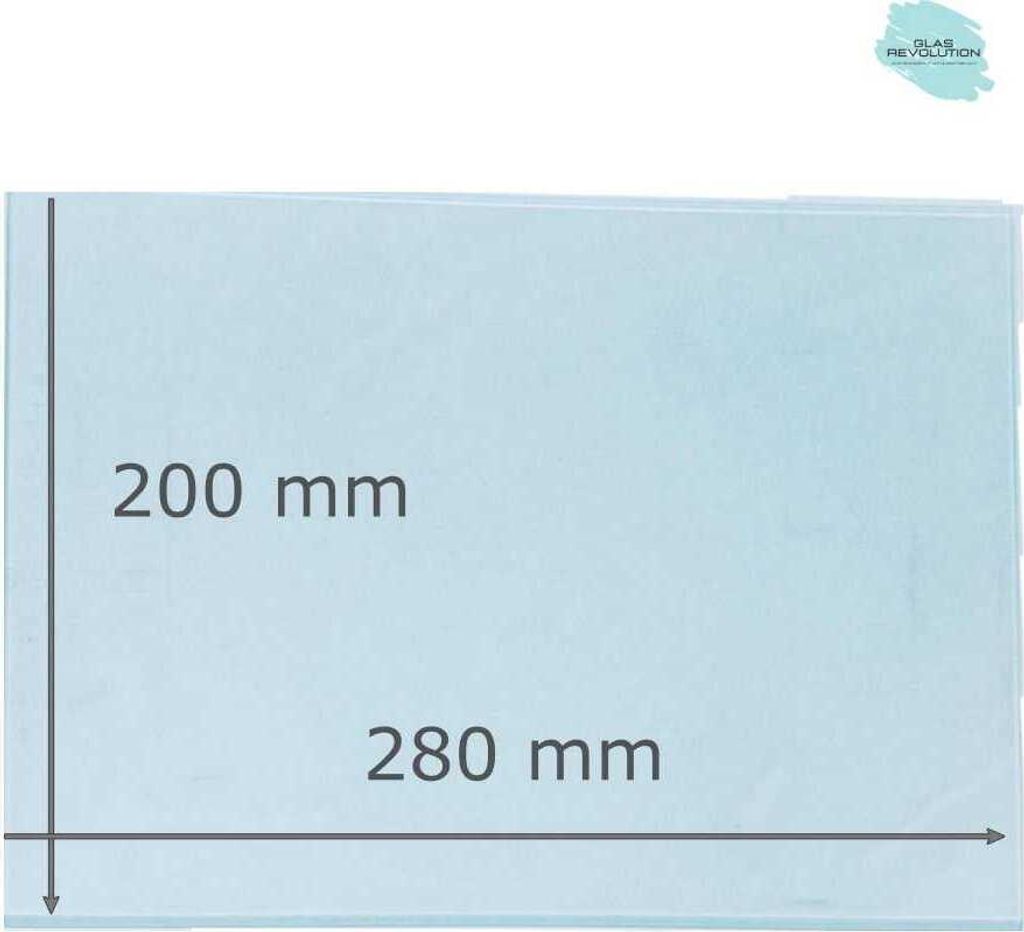 Glasplatte | Glasregal | Glasscheibe - satiniertes Glas - 4 mm Stärke - (144,35 EUR / qm - Mindestbfl. 0,25 qm - Kantenb 5,35 EUR / lfm.) - Viele ...