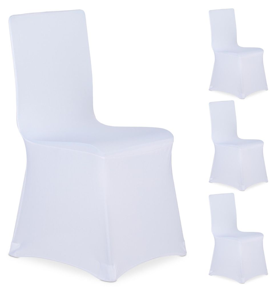 Relaxdays Stuhlhussen, 4er Set, universeller Stretch Produktbild 