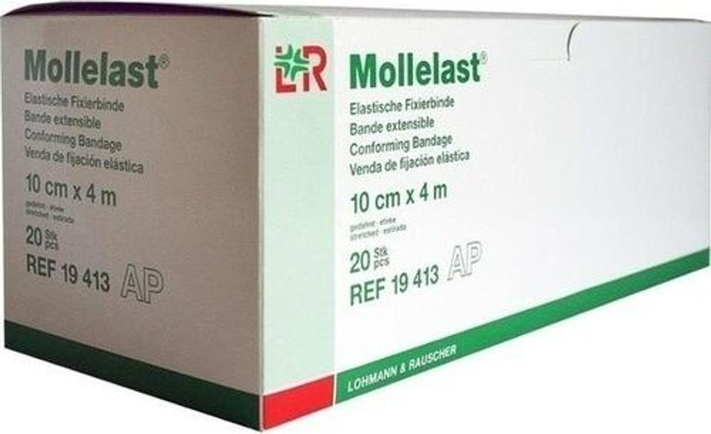 MOLLELAST Binden 10 cmx4 m weiß Produktbild 