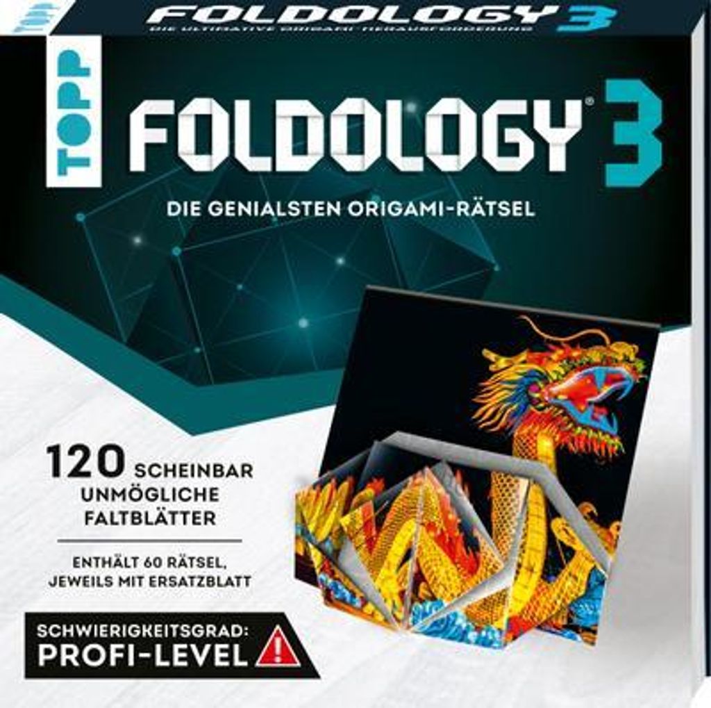 Foldology 3: La sfida definitiva nell'arte dell'origami Immagine del prodotto 