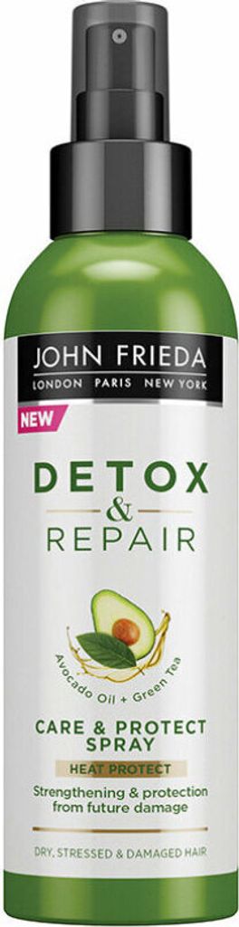 John Frieda, Detox & Repair, Avocado Oil, Hair Spray, Heat Image du produit 