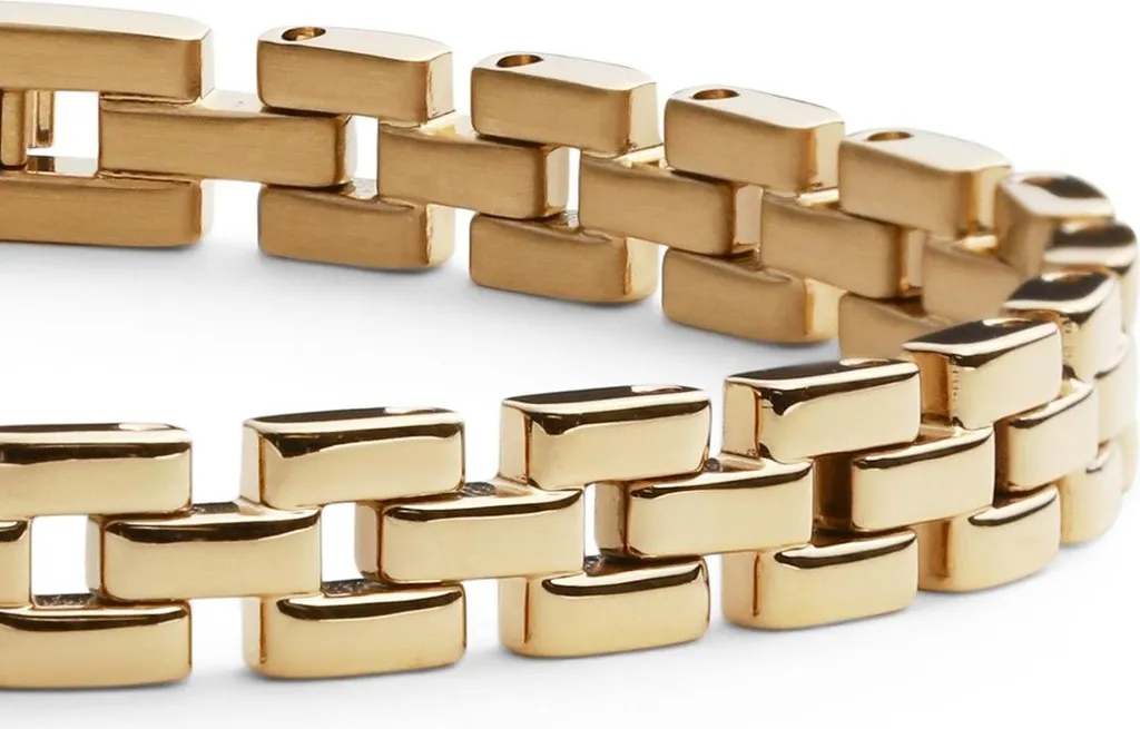Regalo Donna: Bracciale Daniel Wellington Oro a Maglie Speciale - 4