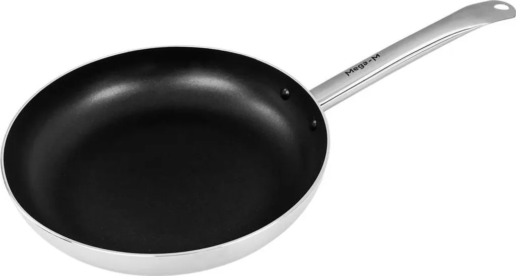 Padella Alluminio 28cm Mega-M Rivestimento Antiaderente Serie N