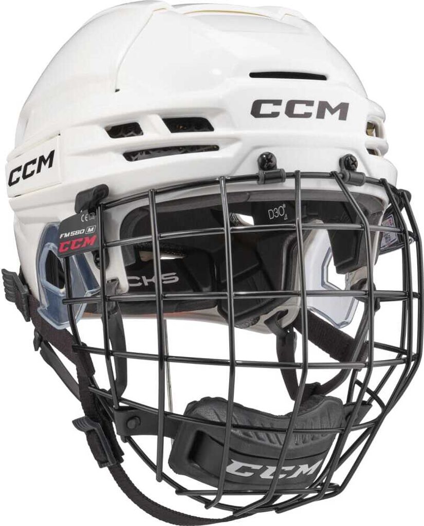 CCM Eishockey Helm Tacks 720 Combo, Farbe: weiß, Größe: L Produktbild 