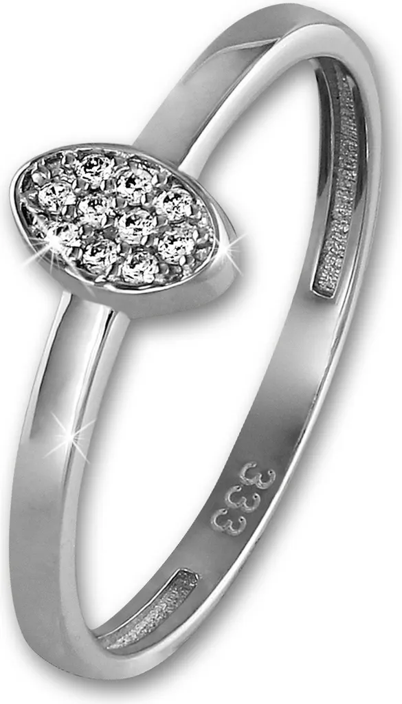 Bague GoldDream zircon or blanc 8 carats T. 54 GDR507J54 élégante