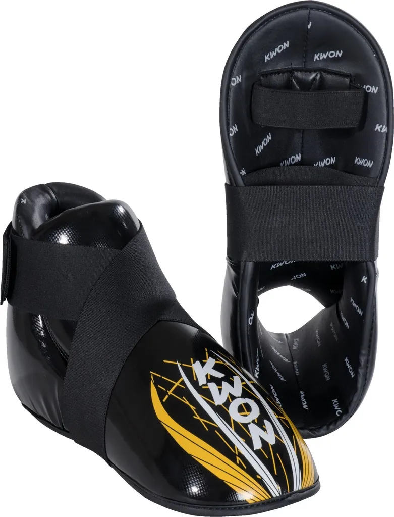 Protège-pieds Phantom noir L avec mousse antichoc haute densité